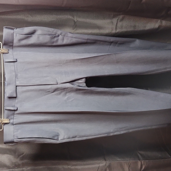 Axist Mens Dress Pants Flat Front Wrinkle Free Straight Leg Blue Size 38 x 26 - Picture 1 of 11